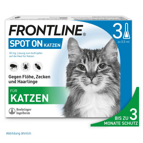 bodyguardapotheke FRONTLINE SPOT-ON gegen Zecken und Flöhe für Katzen bodyguardapotheke FRONTLINE SPOT-ON gegen Zecken und Flöhe für Katzen
