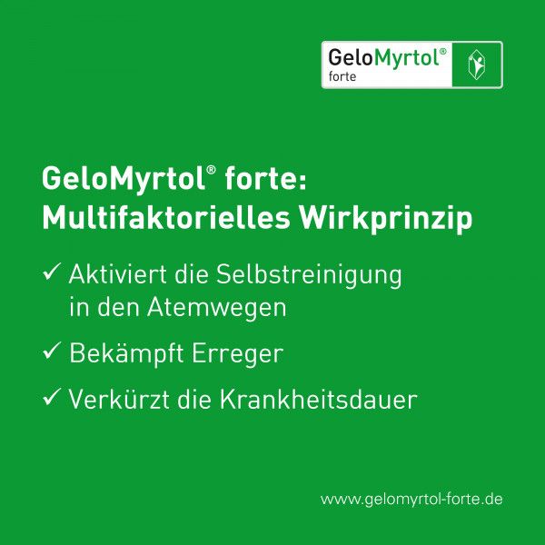 Bodyguardapotheke GeloMyrtol Forte Bei Sinusitis Und Bronchitis Mit Husten & Schnupfen