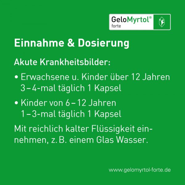 Bodyguardapotheke GeloMyrtol Forte Bei Sinusitis Und Bronchitis Mit Husten & Schnupfen