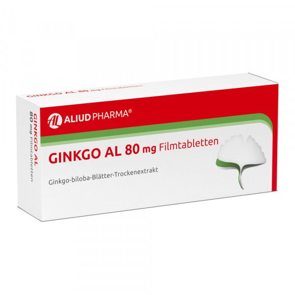 bodyguardapotheke Ginkgo AL 80 mg Filmtabletten bei altersbedingten Gedächtniseinbußen mit leichter Demenz