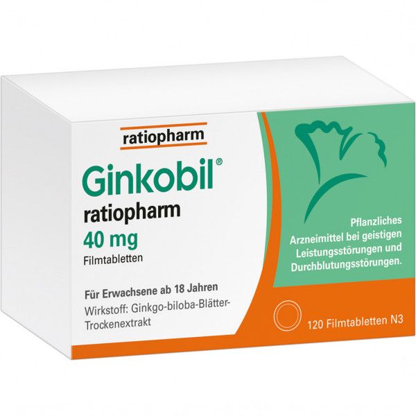 bodyguardapotheke GINKOBIL-ratiopharm 40 mg Filmtabletten
