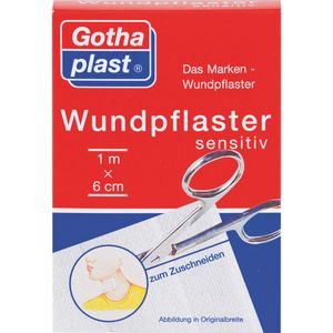 bodyguardapotheke GOTHAPLAST Wundpfl.sensitiv 6 cmx1 m geschnitten