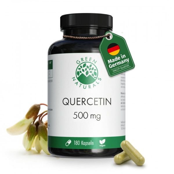 Bodyguardapotheke GREEN NATURALS® Quercetin 500 Mg Hochdosiert Vegan