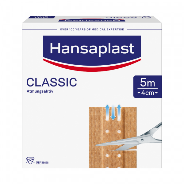 bodyguardapotheke HANSAPLAST Classic Pflaster 4 cmx5 m