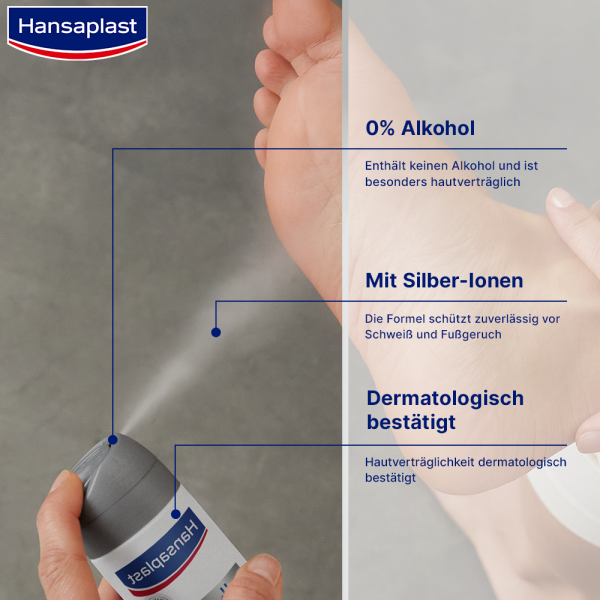 Bodyguardapotheke HANSAPLAST Fußspray Silver Active