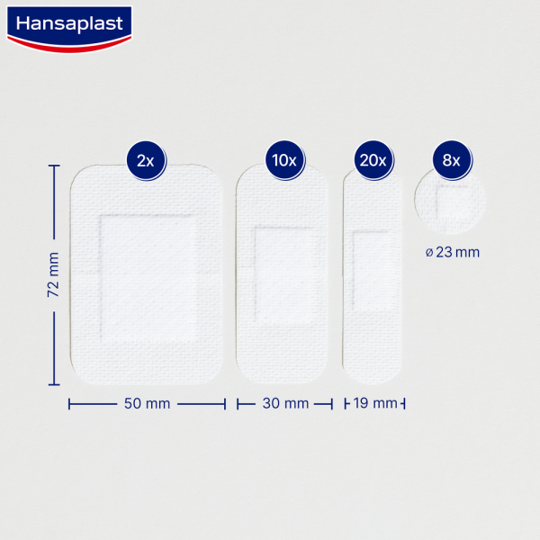 Bodyguardapotheke HANSAPLAST Sensitive Pflast.hypoallergen Strips