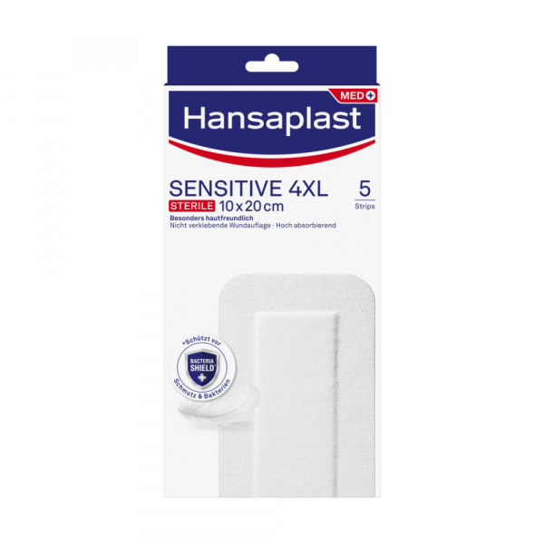 bodyguardapotheke HANSAPLAST Sensitive Wundverband steril 10x20 cm