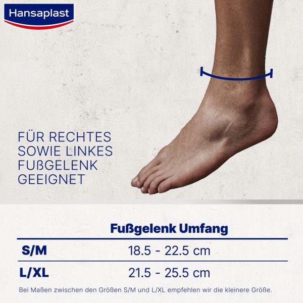 Bodyguardapotheke HANSAPLAST Sport Fußgelenk-Bandage Gr.L