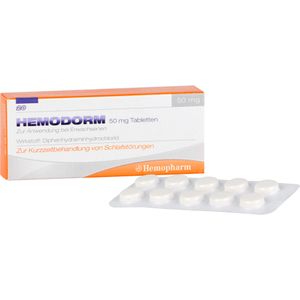 Bodyguardapotheke HEMODORM 50 Mg Einschlaftabletten