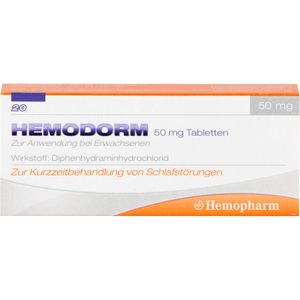 bodyguardapotheke HEMODORM 50 mg Einschlaftabletten