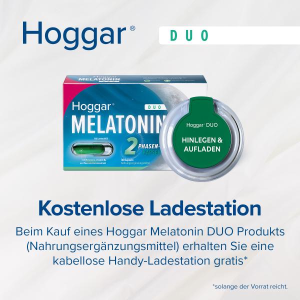 Bodyguardapotheke HOGGAR Melatonin DUO Einschlaf-Kapseln