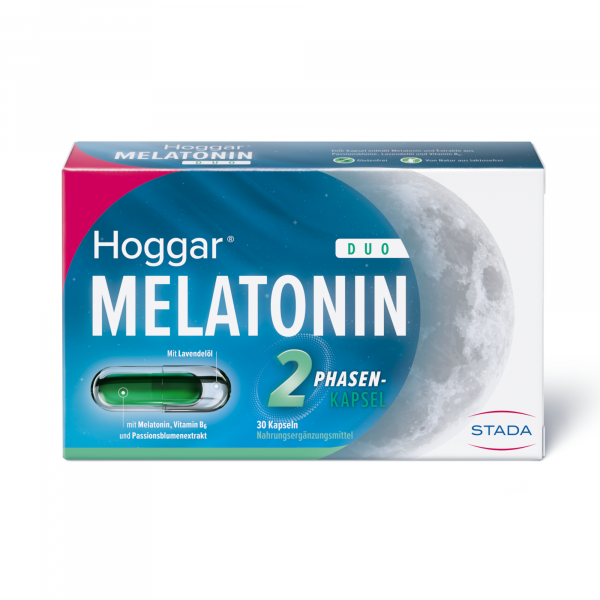 bodyguardapotheke HOGGAR Melatonin DUO Einschlaf-Kapseln
