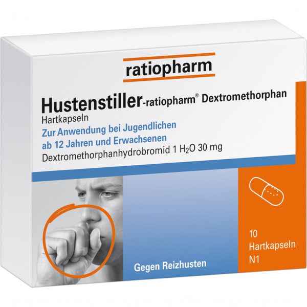 bodyguardapotheke HUSTENSTILLER-ratiopharm Dextromethorphan Kapseln