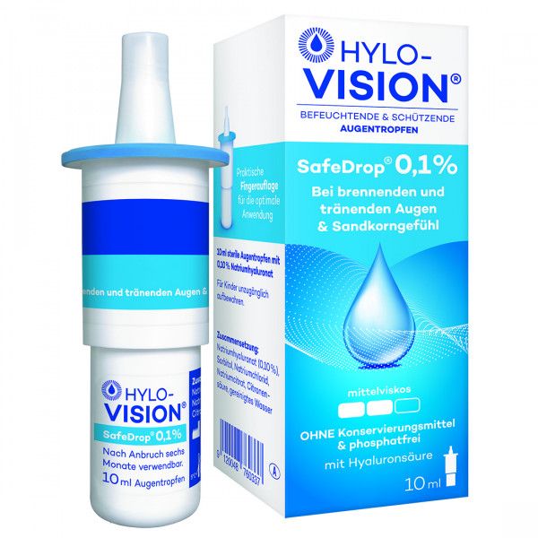 bodyguardapotheke HYLO-VISION SafeDrop 0 1% Augentropfen