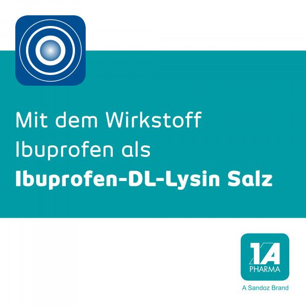 Bodyguardapotheke IBU-LYSIN 1A Pharma 400 Mg Filmtabletten
