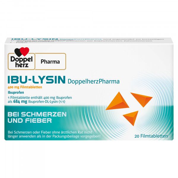 bodyguardapotheke IBU-LYSIN DoppelherzPharma 400 mg Filmtabletten