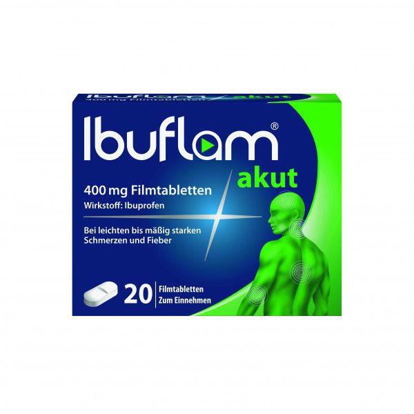 bodyguardapotheke IBUFLAM akut 400 mg Filmtabletten