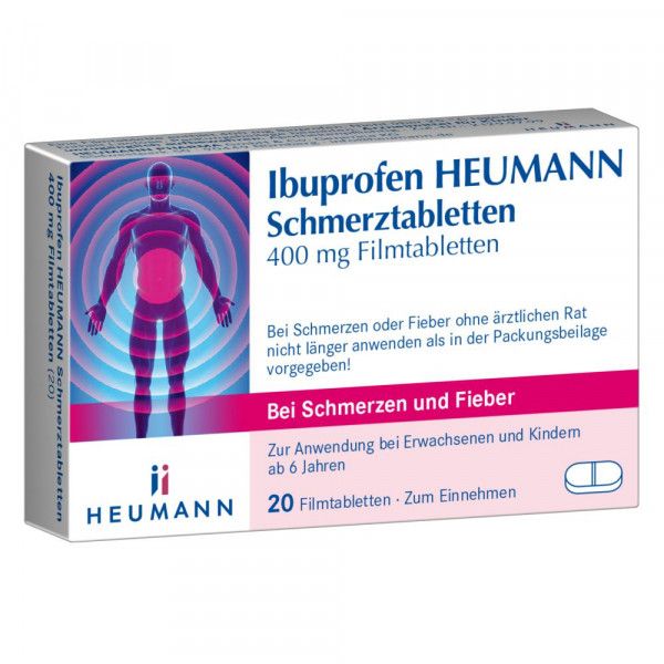 bodyguardapotheke IBUPROFEN Heumann Schmerztabletten 400 mg