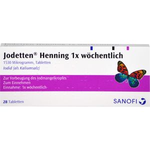 bodyguardapotheke JODETTEN Henning 1x wöchentlich Tabletten