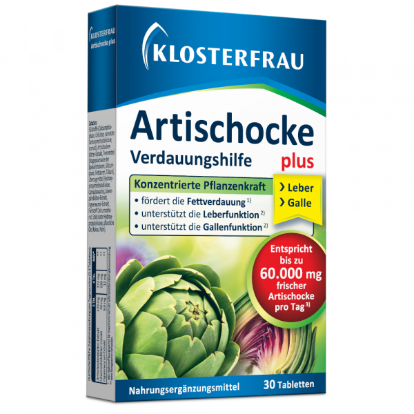 Bodyguardapotheke KLOSTERFRAU Artischocke Plus Tabletten
