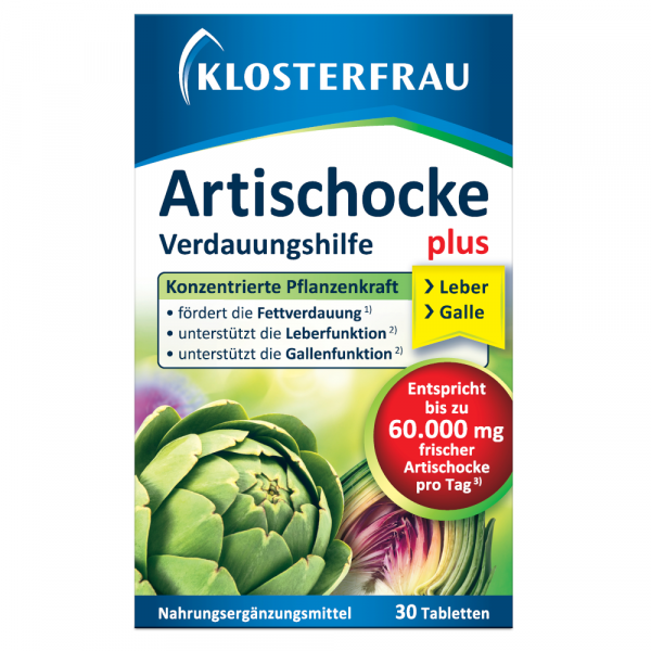 Bodyguardapotheke KLOSTERFRAU Artischocke Plus Tabletten