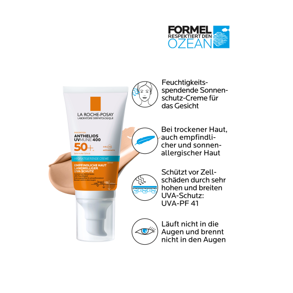 Bodyguardapotheke LA ROCHE-POSAY Anthelios Hydratisie.Cr.getönt LSF 50+