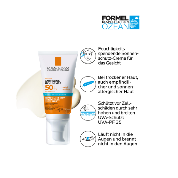 Bodyguardapotheke LA ROCHE-POSAY Anthelios Hydratisie.Cr.UVMune LSF 50+