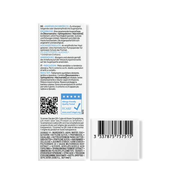 Bodyguardapotheke LA ROCHE-POSAY Toleriane Dermallergo Augen