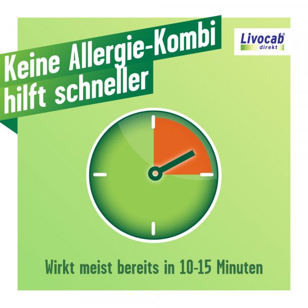 Bodyguardapotheke LIVOCAB Direkt Kombi 4 Ml Augentr.+5 Ml Nasenspray