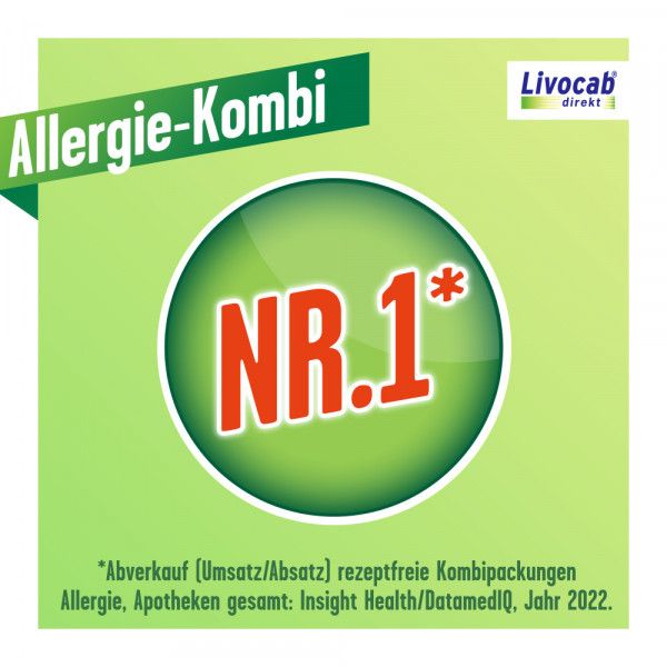Bodyguardapotheke LIVOCAB Direkt Kombi 4 Ml Augentr.+5 Ml Nasenspray