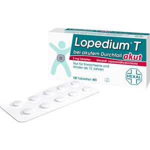 bodyguardapotheke LOPEDIUM T akut bei akutem Durchfall Tabletten