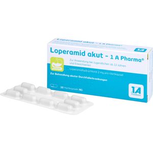Bodyguardapotheke LOPERAMID Akut-1A Pharma Hartkapseln