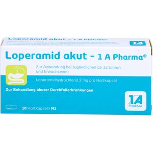 bodyguardapotheke LOPERAMID akut-1A Pharma Hartkapseln