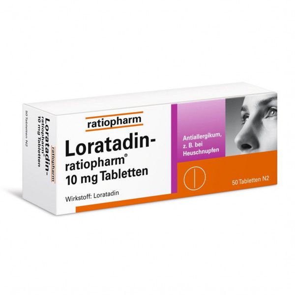bodyguardapotheke LORATADIN-ratiopharm 10 mg Tabletten
