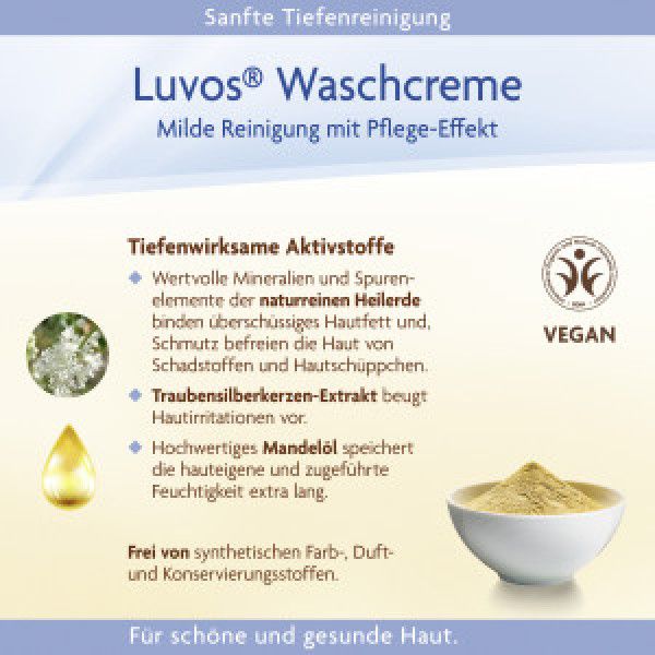 Bodyguardapotheke LUVOS Naturkosmetik Mit Heilerde Waschcreme