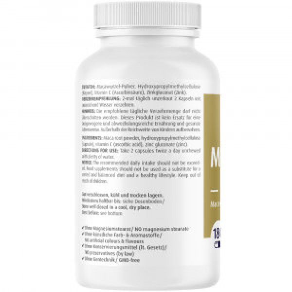 Bodyguardapotheke MACA GOLD Vegetarische Kapseln Plus Zink+Vit.C