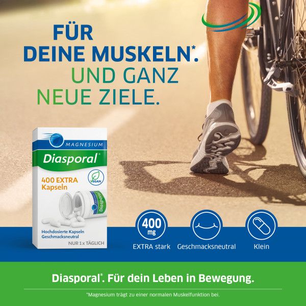 Bodyguardapotheke MAGNESIUM DIASPORAL 400 Extra Kapseln