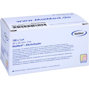 Bodyguardapotheke MAIMED Alkoholtupfer 30x30 Mm Weiß Aus Vlies