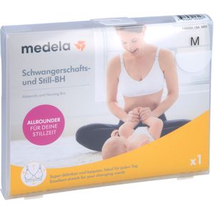 Bodyguardapotheke MEDELA Schwangerschafts- U.Still-BH M Weiß