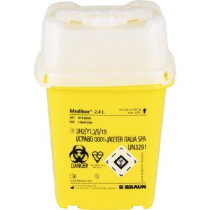 bodyguardapotheke MEDIBOX Entsorgungsbehälter 2 4 l