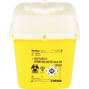 bodyguardapotheke MEDIBOX Entsorgungsbehälter 4 7 l