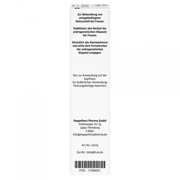 Bodyguardapotheke MINOXIDIL DoppelherzPhar.20mg/ml Lsg.Anw.Haut Frau