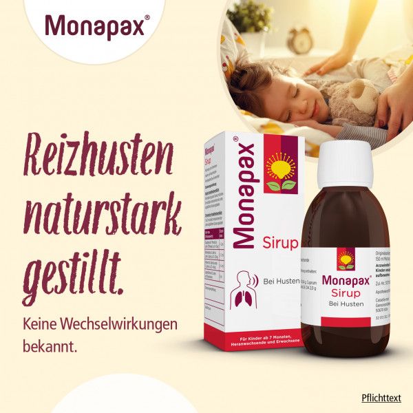 Bodyguardapotheke MONAPAX Sirup Bei Husten Und Keuchhusten