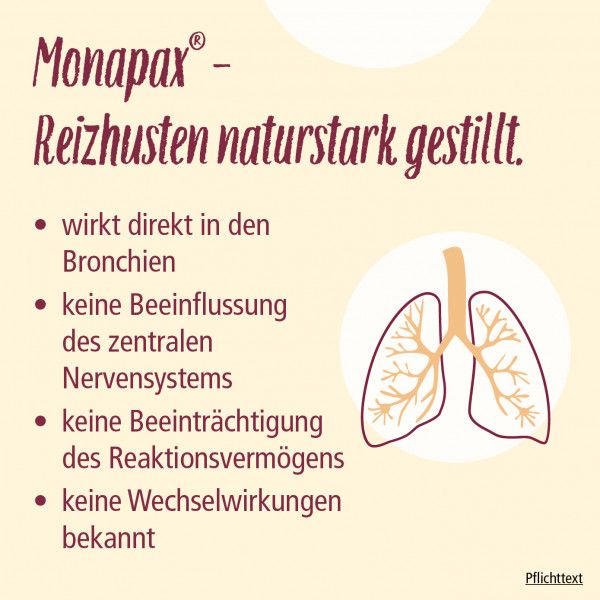 Bodyguardapotheke MONAPAX Sirup Bei Husten Und Keuchhusten