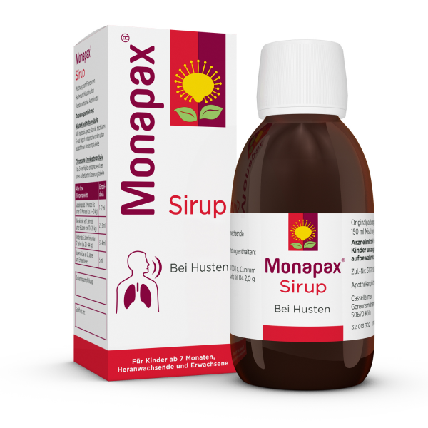 bodyguardapotheke MONAPAX Sirup bei Husten und Keuchhusten