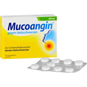 Bodyguardapotheke MUCOANGIN Minze 20 Mg Lutschtabletten