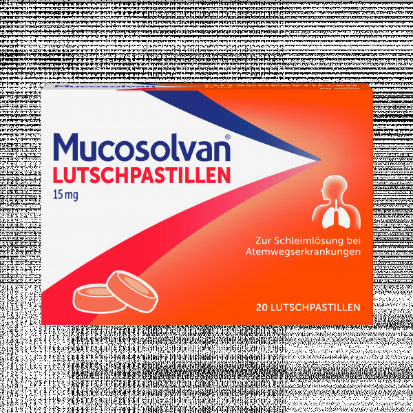 bodyguardapotheke MUCOSOLVAN Lutschpastillen 15 mg zur Schleimlösung bei Atemwegserkrankungen