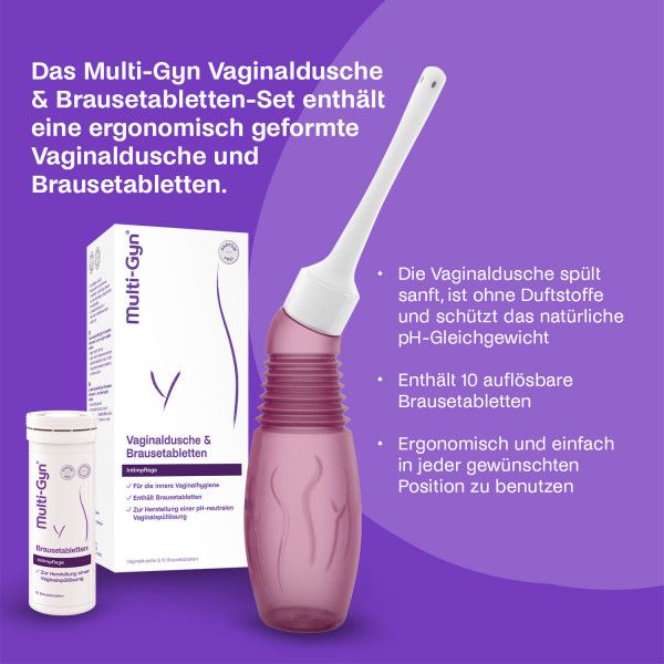 Bodyguardapotheke MULTI-GYN Vaginaldusche Kombipack Brausetabletten