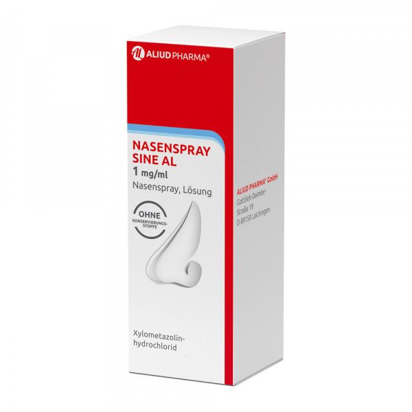 Bodyguardapotheke Nasenspray Sine AL 1 Mg / Ml Bei Schnupfen