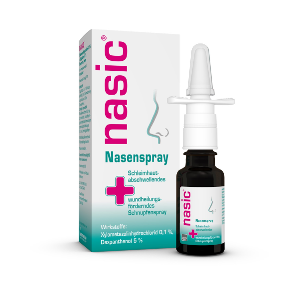 bodyguardapotheke NASIC Nasenspray abschwellendes Schnupfenspray mit Xylometazolin & Dexpanthenol
